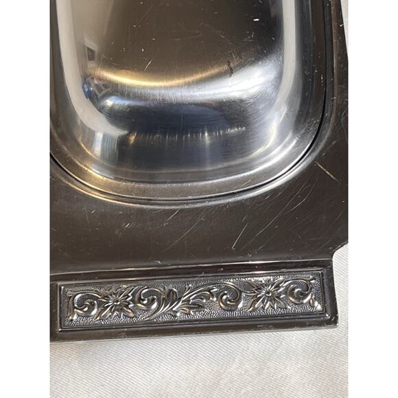 International Decorator 18-8 Stainless Set Vintage Covered Butter Dish - Picture 3 of 12